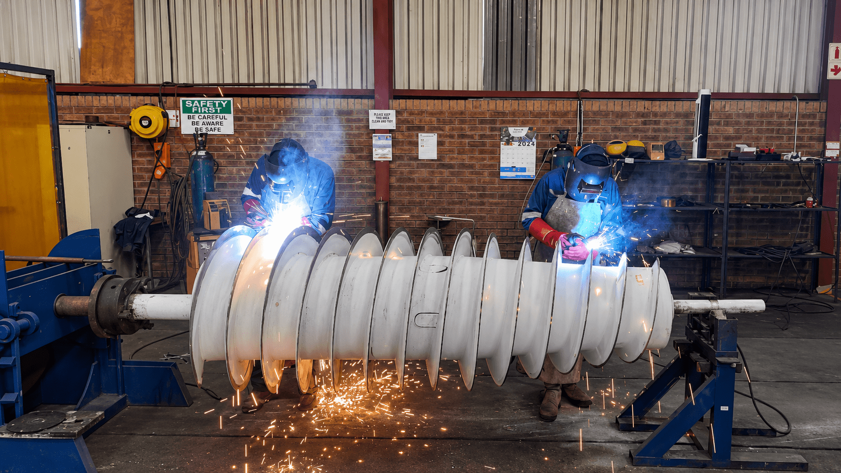 Image of the welding services that are provided by Flecor